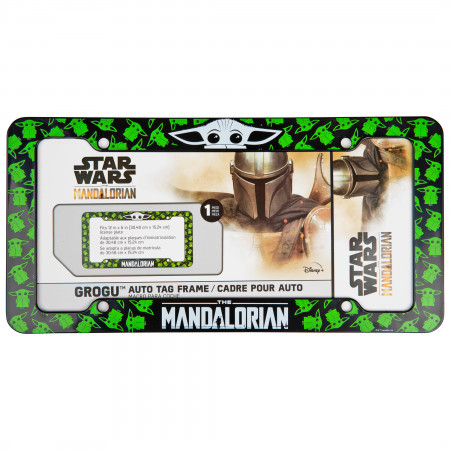 Star Wars The Mandalorian AOP Grogu License Plate Frame